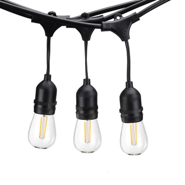 Festival Plastic Edison Bulb String Lights Fairy Edison Bulb Patio Lights