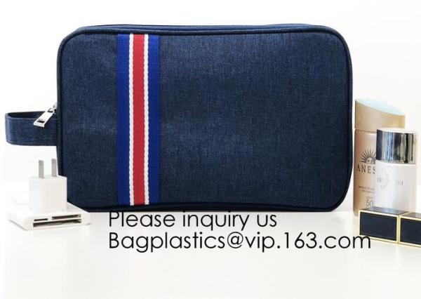 Wholesale Custom Logo Mini Small Blank Black Cotton Canvas Travel Cosmetic Pouch Makeup Bag, bagease, bagplastics pak