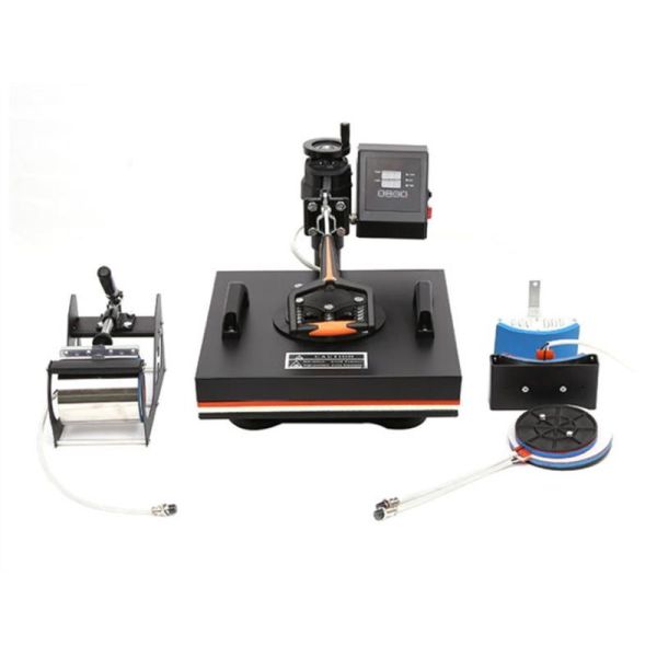 Real Plate 29x38Cm 5 In 1 Mug Heat Press Machine For T-Shirt