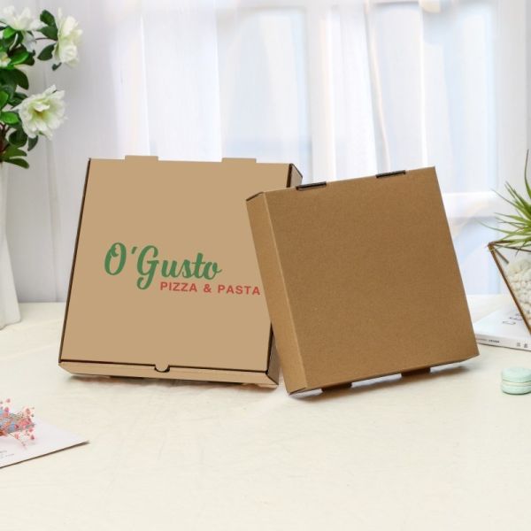 Eco-Friendly Kraft Corrugated Cardboard Pizza Box with Custom Logo Return refunds