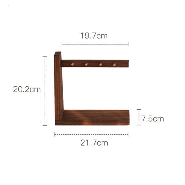 Creative decoration solid wood key holder Key Plate Perfume Tray valet tray Jewelry Dishes Wood Watch Organizer Storage Tray