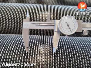 ASTM A312 TP304H High-Efficiency Serrated Finned Tubes Advanced HF Welding for