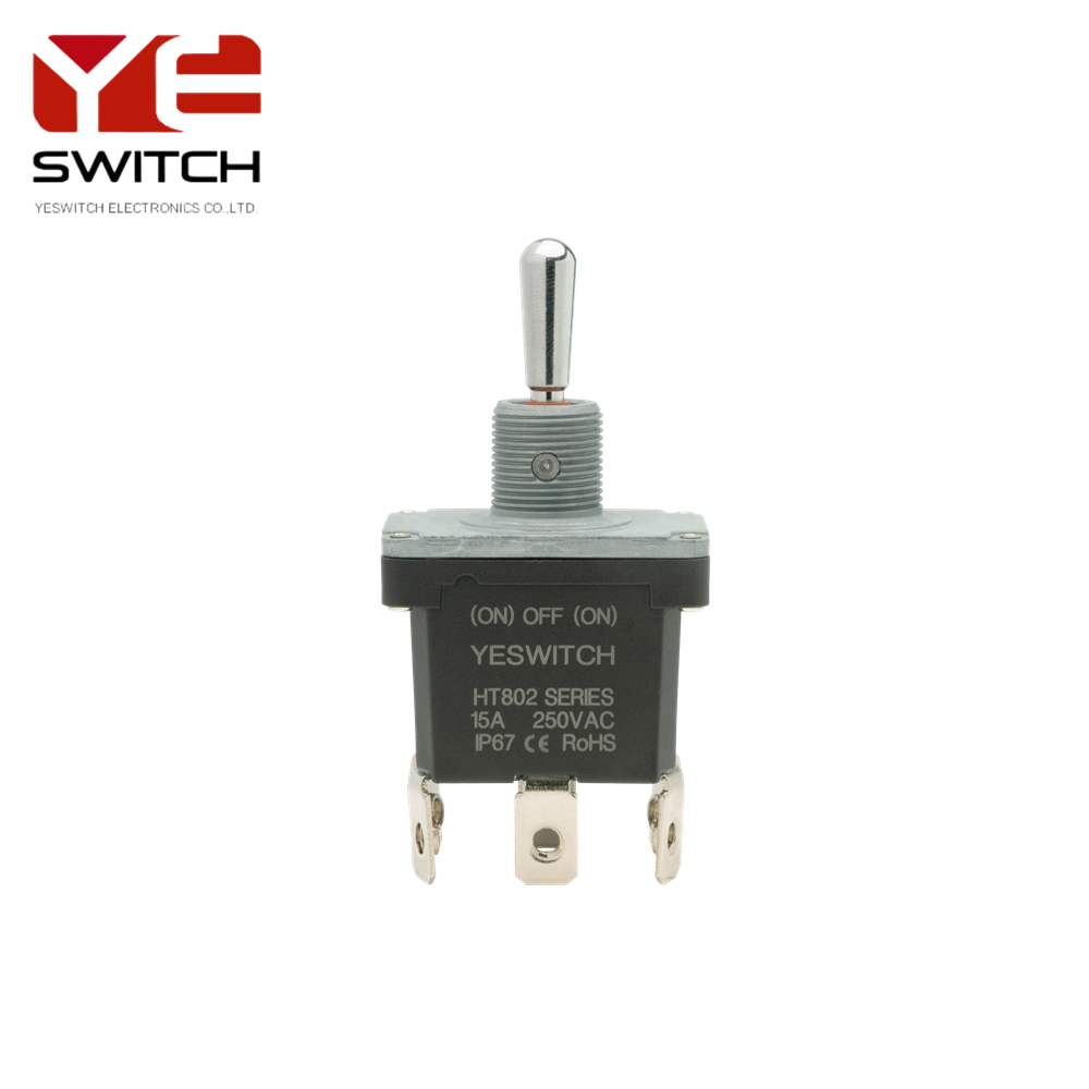 Double Pole Industrial Toggle Switch With Outer Screw Terminal