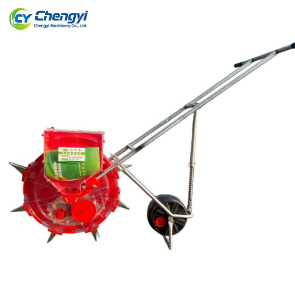 Sturdy Plastic Hand Push Seeder Planter Convenient Uniform Sowing For Home Garden Agriculture
