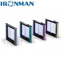 SPCC Embedded Face Recognition Pedestrian Turnstile Gates Aluminum Alloy Materia