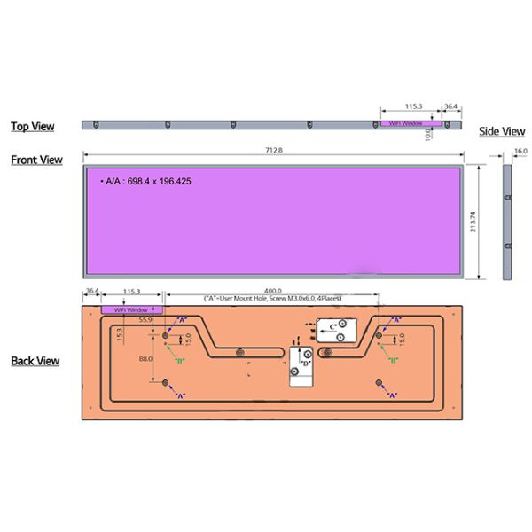 Original LG 29in Stretched Lcd Touch Screen Ultra Wide Monitor For Elevator
