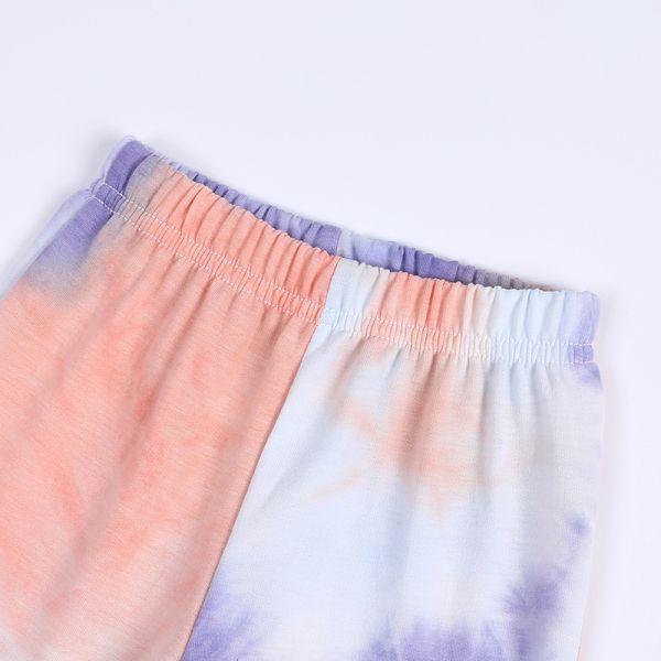 Jogging Spring Children'S Clothing Tie Dye Two Piece Jogger Set