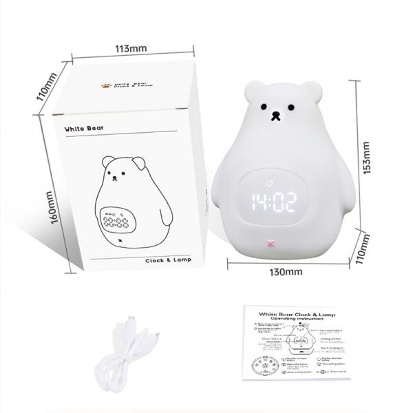 Sleep Trainer Clock With Soft Night Lights For Kids Intelligent Sleep Aid