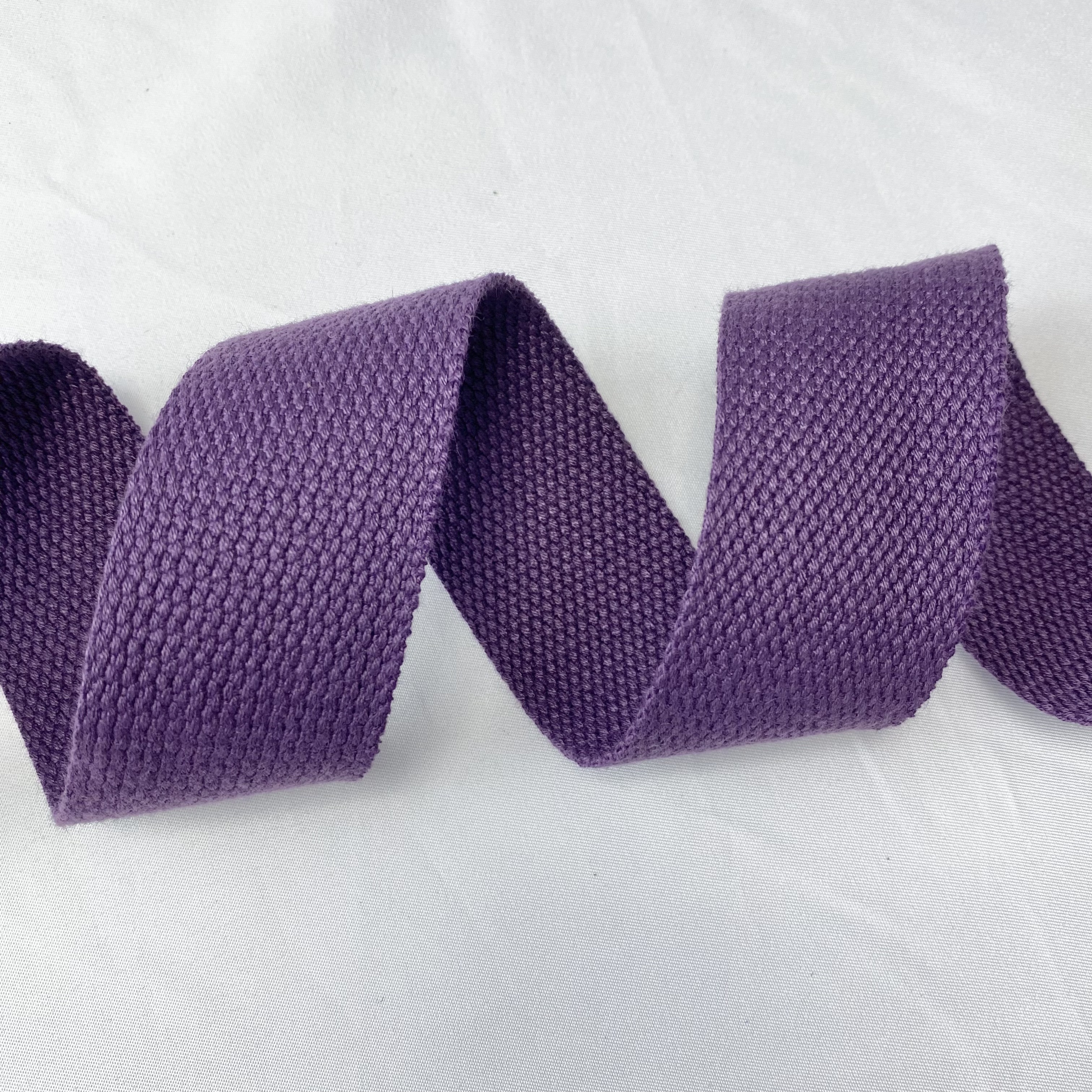 Soft bead Polyester-cotton webbing in a variety of colors Dupont Tote bag strap Textiles