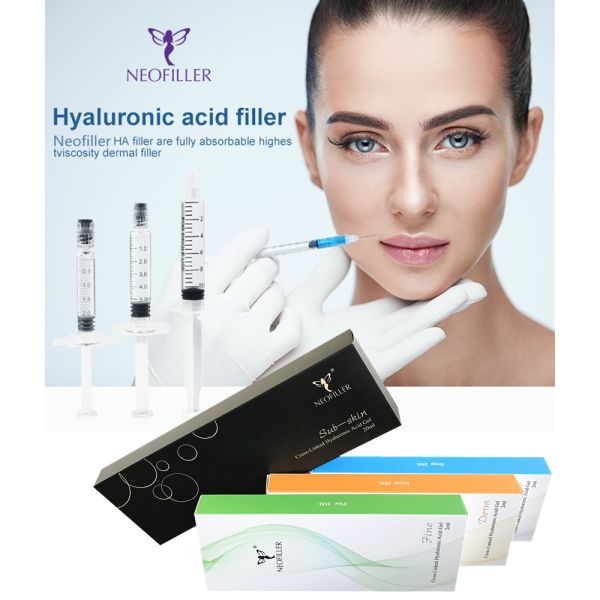 Прозрачный скрещивающий HA Dermal Filler для естественных результатов и легкой обработки