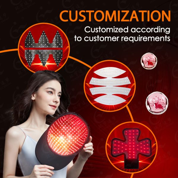 Composite double-sided aluminum substrate design Constant Current Flexible PCBA Infrared Red Light for Therapy Hat Heated Massage helmets
