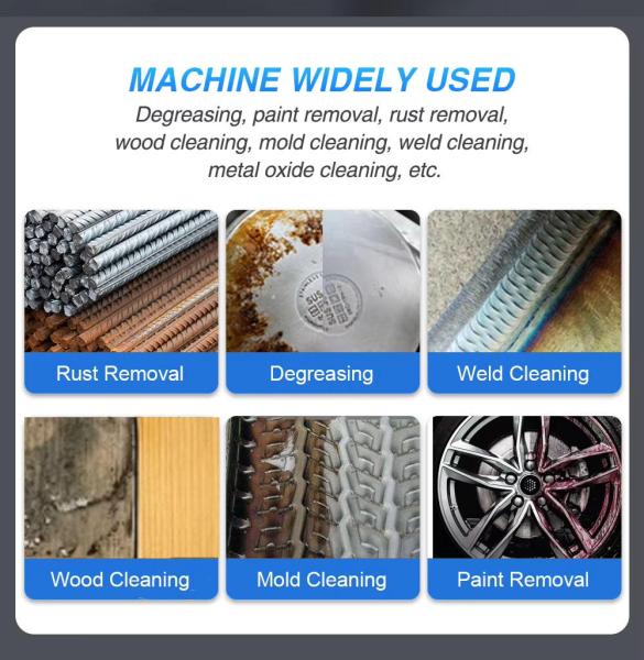 Portable 200W/300W Fiber Laser Cleaner for Stainless Steel Metal Wood & Walls-Easy Outdoor Use