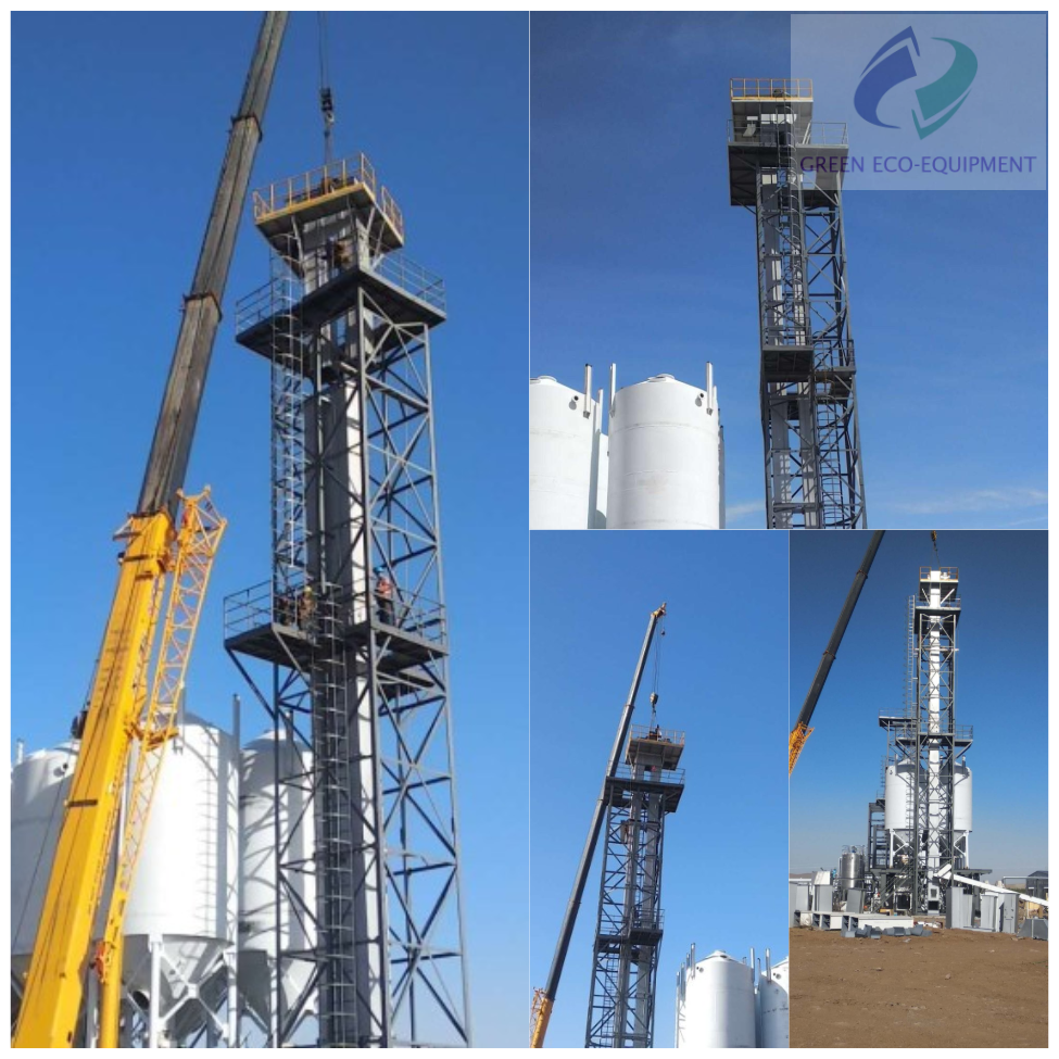 Plate Chain Cement Bucket Elevator Lifting Machine For Coal