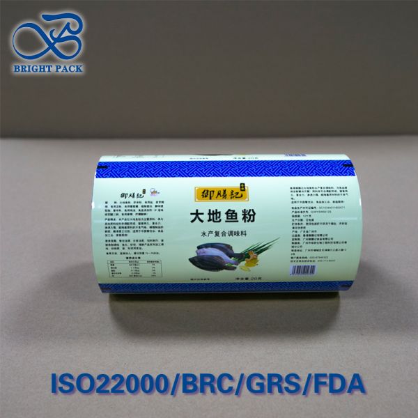 Film composite à haute barrière pour les emballages d'assaisonnements aquatiques mélangés Tailles personnalisées Certifié FDA