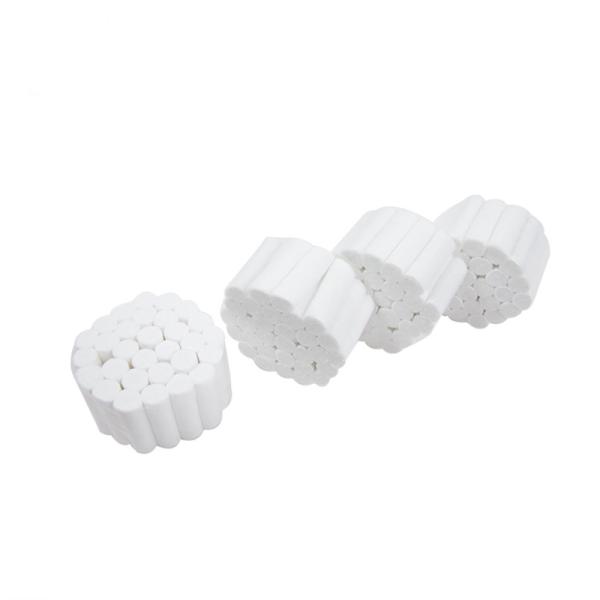 sterile 8mm*25mm Dental Disposables Medicated Cotton Roll