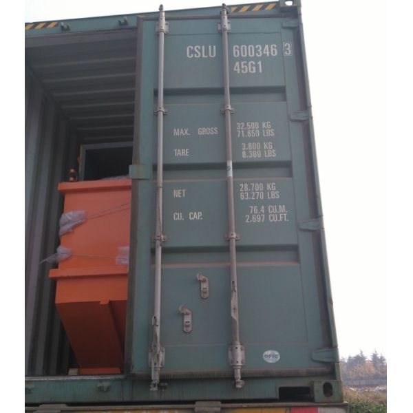 Stackable Marrel Bin Scrap Metal Skip Bin Heavy Duty Outdoor Large Garbage Bin
