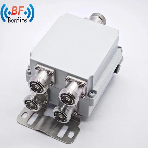 RF LC Combiner VHF UHF Duplexer N Female Type 1710-1880/1920-2170/2300-2700MHz Black