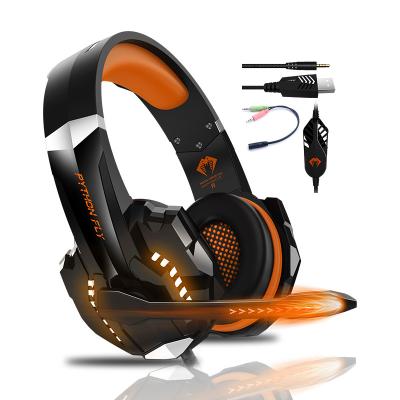 Waterproof USB Noise Canceling LED Gaming Headset Headphone With Mic For XBOX PS4