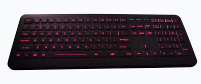 IP65 higiênico de borracha iluminou o teclado médico de USB com chaves numéricas do FN