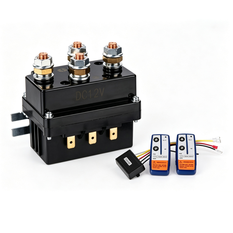 12000 LBS 450A 12V Volt Winch Relay with Wireless Remote Control Set for ATV UTV