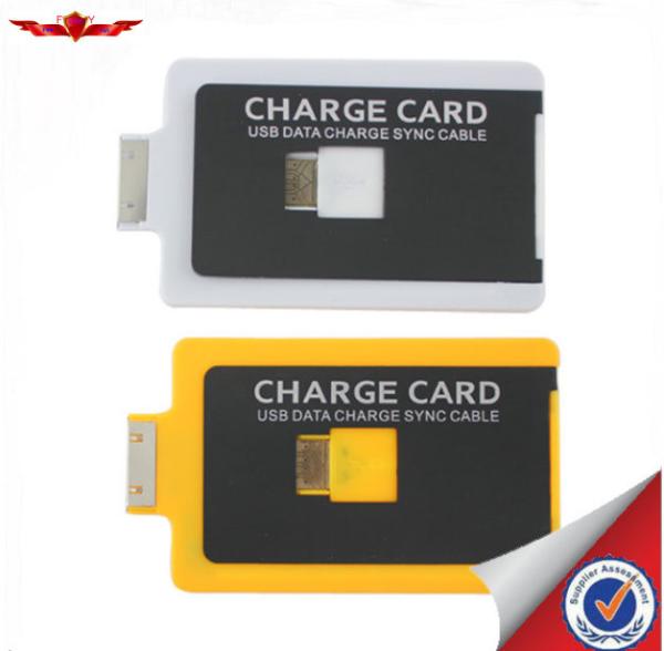 New Arrival 0.8M USB 2.0 Portable Micro USB Charge Card Cable for Samsung Galaxy S5