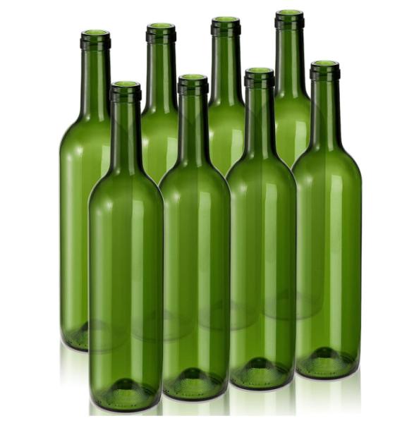 Material do colarinho Vidro 750 ml Vidro verde oliveira Garrafas de vinho de Bordeaux Popular Pick