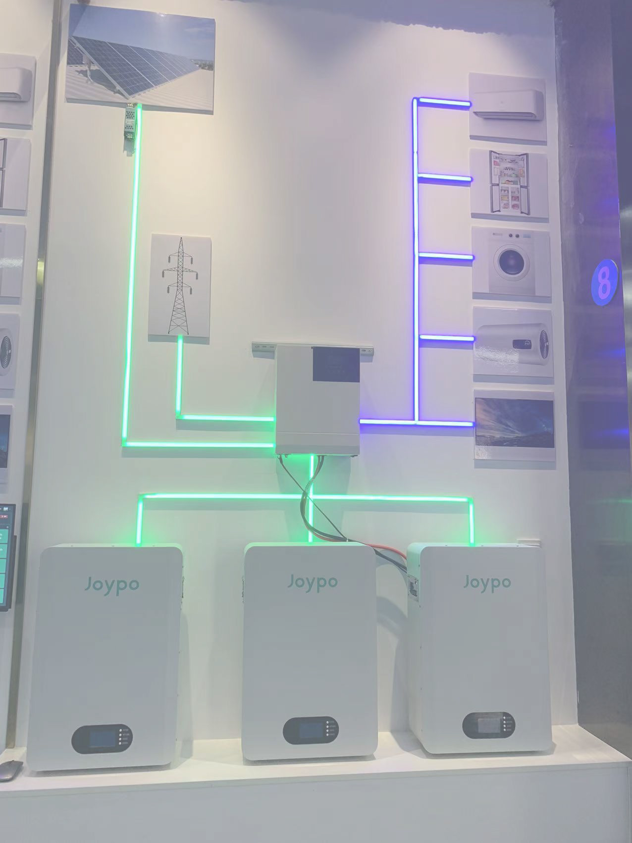 Joypo Residential LiFePO4 Solar Powered Battery Pack Стенная установка 5 кВтх 10 кВтх