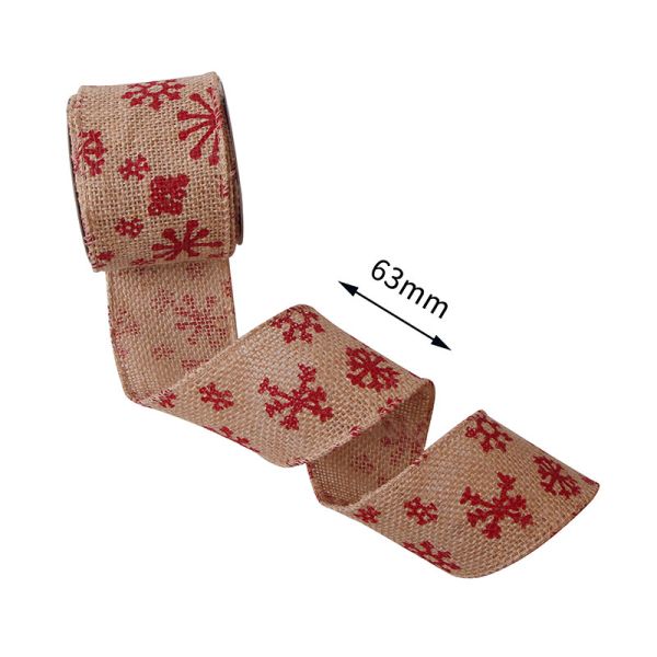 DIY Craft Wired Ribbon 2.5inch or Customized Width Happy Holidays Design Made by MSD