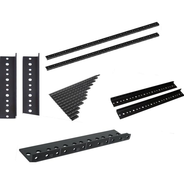 Стальная рельса для монтажа аудио Домашний театр Записывающая студия Окончание порошок черный