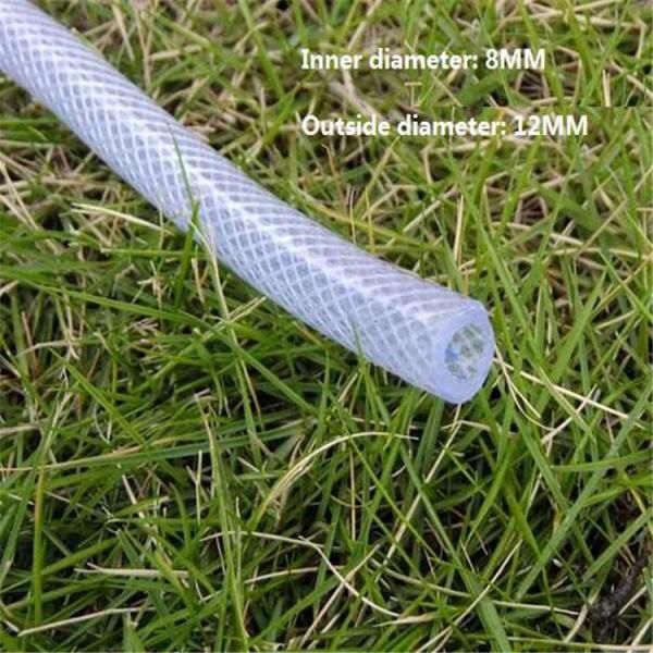Flexible PVC Transparent Braided Reinforced Hose Polyester fiber braided reinforced pvc hose