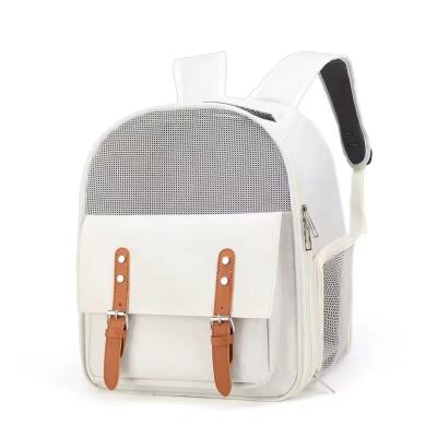 Large Capacity Breathable Pet Backpack Oxford Travel Cat Backpack