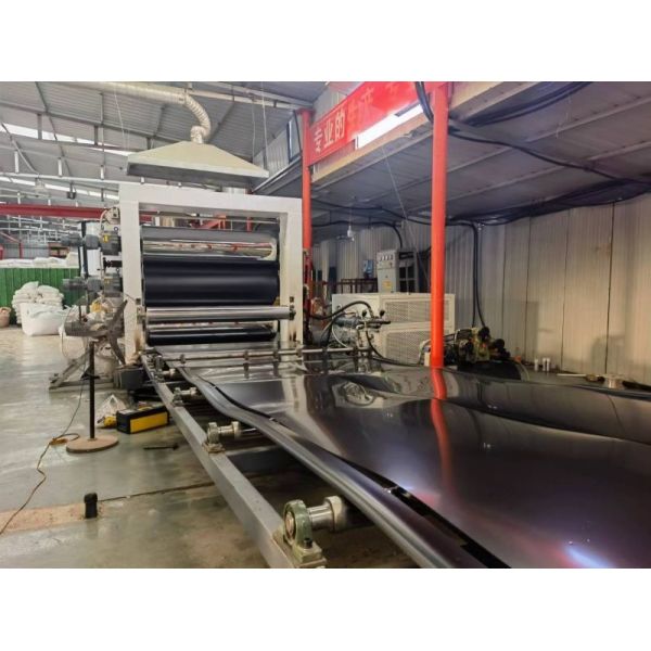 Three-Roll Calender Plastic Sheet Extrusion Line with 3000mm Width 0.1-30mm Thickness and Single-Screw Extruder