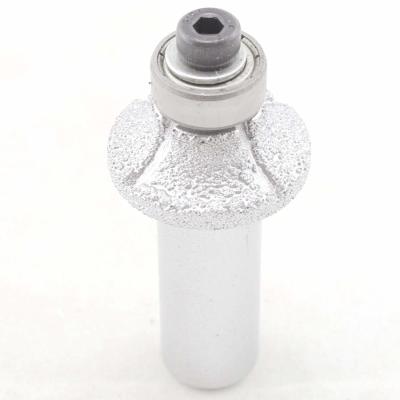 Diamond BRAZED Profile Wheel Router Bit Bullnose Coarse Grit 60 For Marble Granite Stone Hells Tile