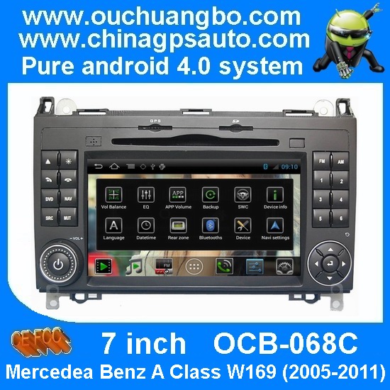 Ouchuangbo Car Radio Bluetooth DVD Navi Android 4.0 for Mercedes Benz A Class W169 2005-2011 GPS S150 System OCB-068C