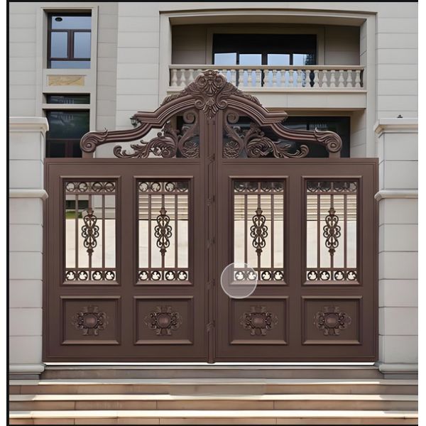 Modern Galvanized Cast Aluminum Villa Gates for Indoor Outdoor Use