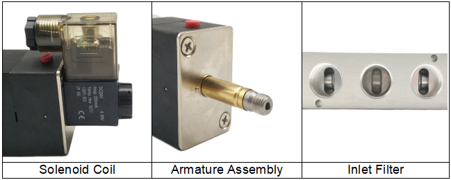 Тип путь АК110В АК220В 4В430К-15 Айртак ПТ 1/2» клапана соленоида 5/3 обратного центра конца
