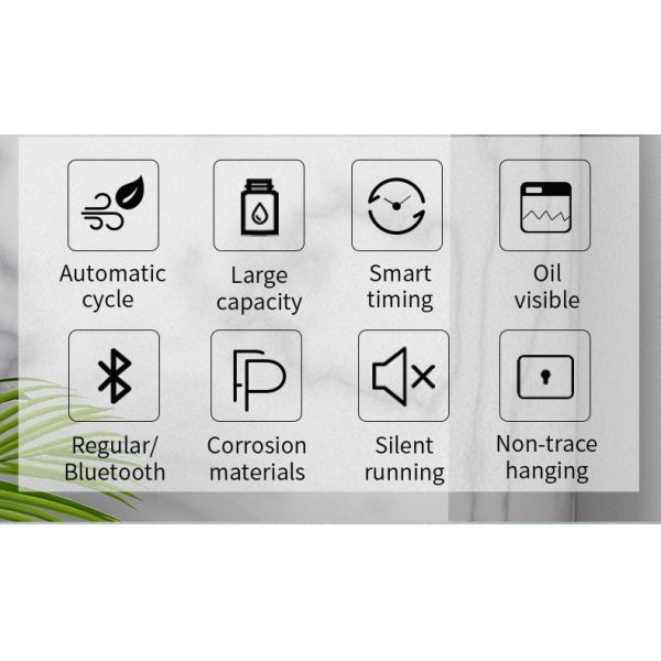 New Design Wholesale Wall Mounted Electric Portable Scent Aroma Diffuser Machine Essential Oil Blue Tooth Scent Diffuser