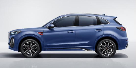 Blue Hongqi Sport Utility Vehicle 185kw 5 lugares gasolina Hongqi Suv