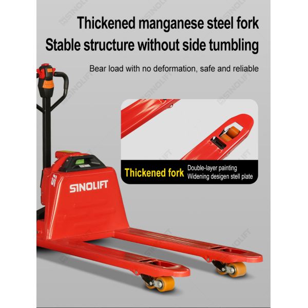 CBD1.5Li-2 CBD2.0Li-2 all new 2nd generation lithium powered electric pallet truck. Pallet truck with electric drive and electric lifting of loads weight 1500 kgs or 2000kgs