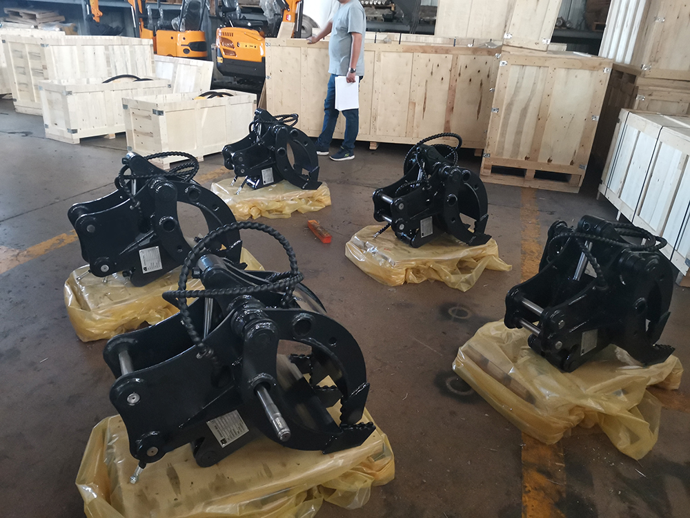 Экскаватор Граппл ведро Гидравлический Древесный Граппл 360 Логовый Граппл И Каменный Экскаватор вращающийся Граппл