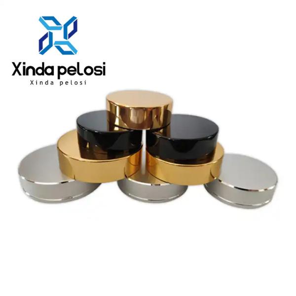 Couvercles de joints cosmétiques en aluminium Couvercles à vis pour bouteilles Couvercles métalliques pour bocaux