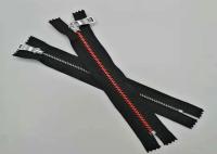 Dientes de aluminio de metal cerradura de forma redonda para bolso y ropa