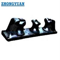 CB39 Type C Casting Steel Casting Iron 3 Rollers Fairlead Ship Mooring Equipment