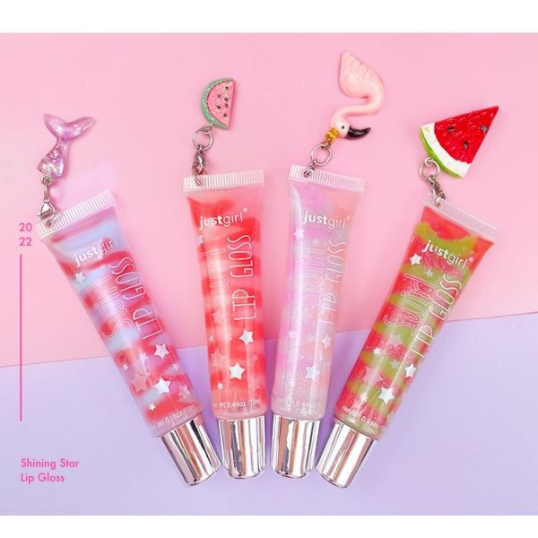 Kids Lip Gloss With Cute Keychain