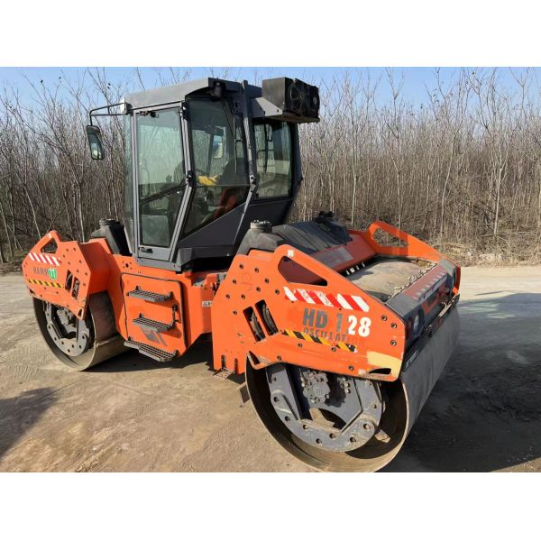 38 Static Linear Pressure Strong Energy Used Road Roller HM HD128 for Construction Works