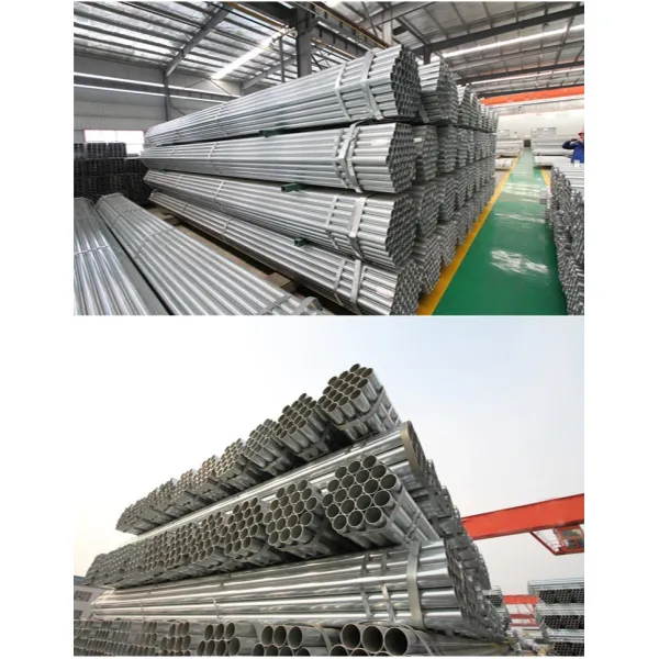 BS 1387 Tubes en acier galvanisé 40-60 g/m2