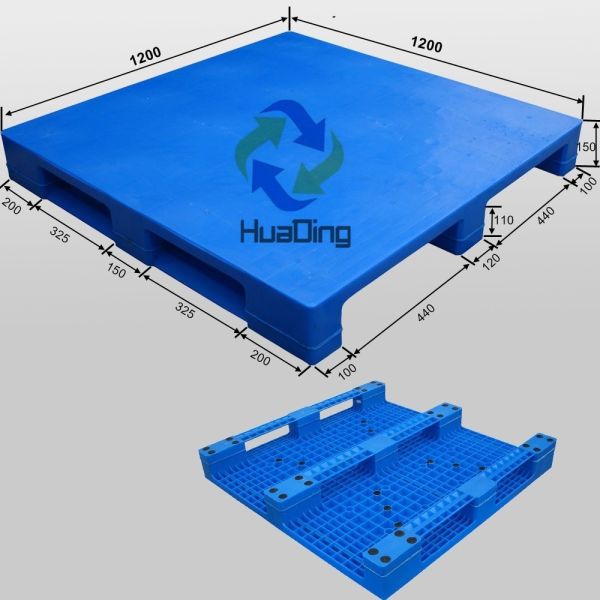 Recyclable Industry Pallet Blue Plastic One Way or Any Requested Color Single Faced 6T