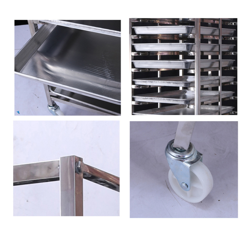RK Bakeware China 15 Поднос Нержавеющая сталь Пекарная тележка Пекарная тарелка Торговая тележка, Торговая тележка