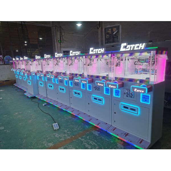 Coin Operated Automatic Clip Game Machine Claw Machine Crane Double Claw Machine