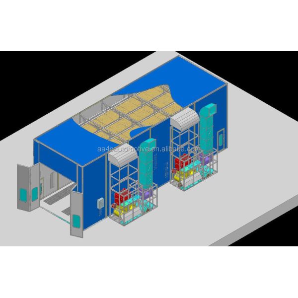 AA4C auto spray booth  spraybooth  car painting booth auto spray booth  car painting oven customized size  truck bus spraybooth